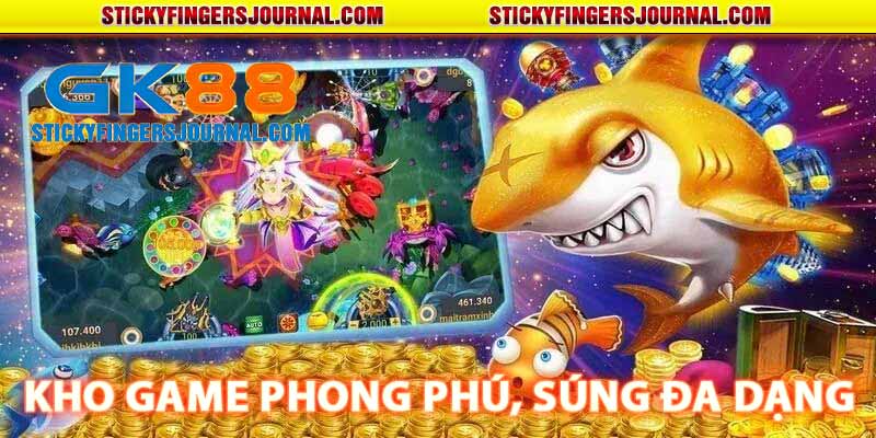 kho game phong phú, súng đa dạng